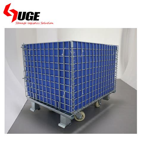 mesh metal box|foldable wire mesh basket.